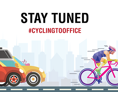 #CyclingtoOffice