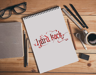 Hard Rock Calligraphy