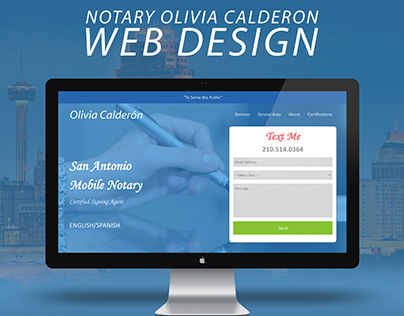 UI/UX DESIGN NOTARY OLIVIA CALDERON