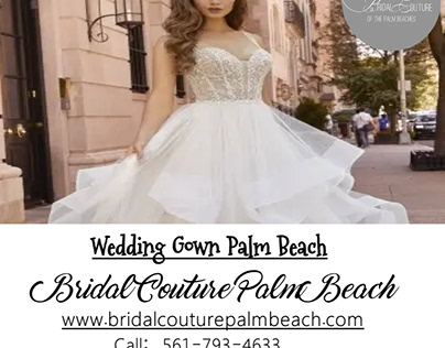 wedding gown Palm Beach