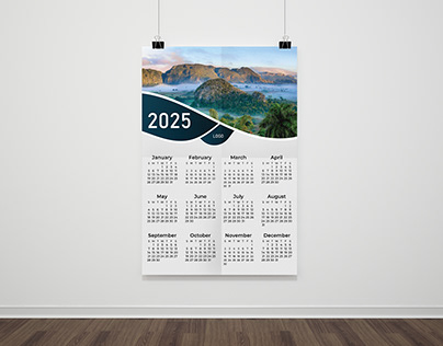 calendar design template 2025