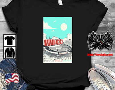 Original Wilco Berkeley Event Oct 14, 2023 Shirt