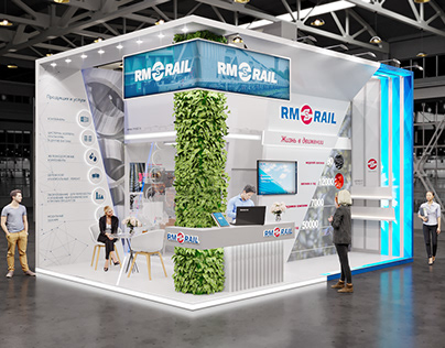 Exhibition stand ''RM RAIL''