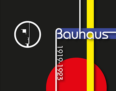 Progetto scolastico. Bauhaus, 1919-1923