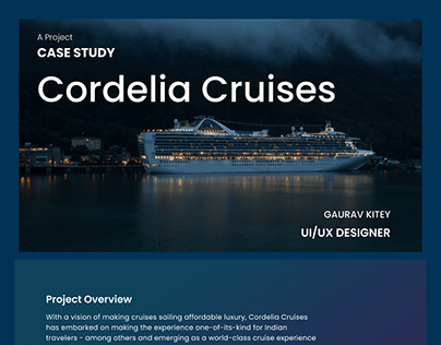 Cordelia Cruise UX Case Study