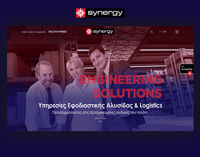 Corporate Website Design for Synergy