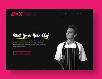 Chef James Temple Brand Identity