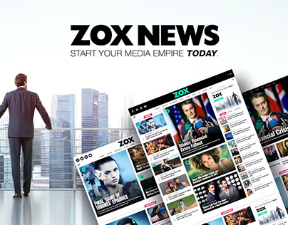 free Zox news professional wordpress
