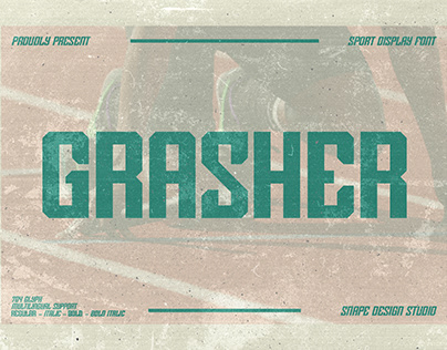 Grasher - Sport Font