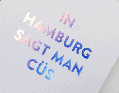 Project thumbnail - In Hamburg sagt man cüs