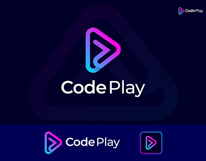 Code Play, Modern Logo Design Concept