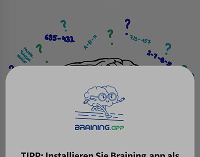 Braining APP PWA (progressive web App)
