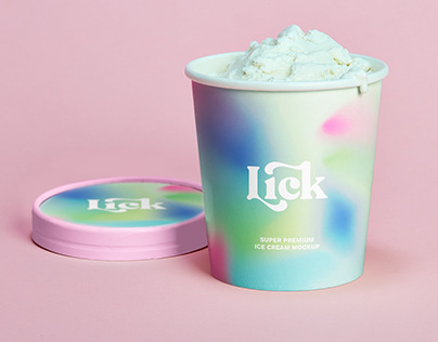 Ice Cream Branding Mockup Pack