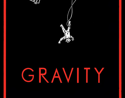 《地心引力Gravity》电影海报设计