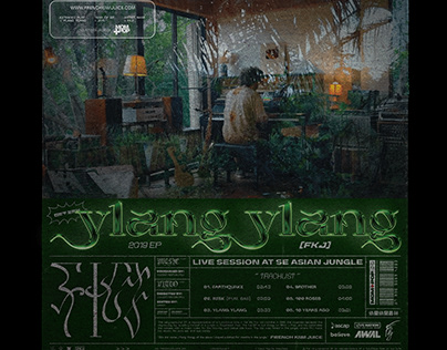 "Ylang Ylang - FKJ" Alternative Album Cover Art Concept