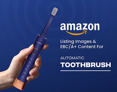 Amazon Listing Images and EBC for Automatic Toothbrush