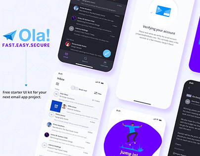 Ola Email App UI Kit