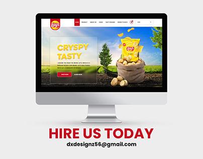 Lays Chip Responsive Website And Web Design