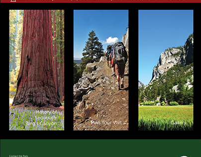 Sequoia & King's Canyon National Park - Website Design