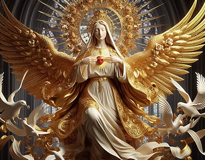 Virgin Mary Divine Radiance