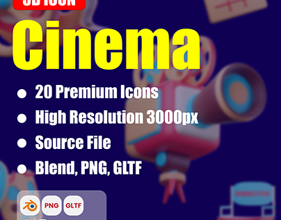 Cinema 3d icon pack