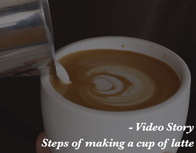 Steps of making a cup of latte (2019)
