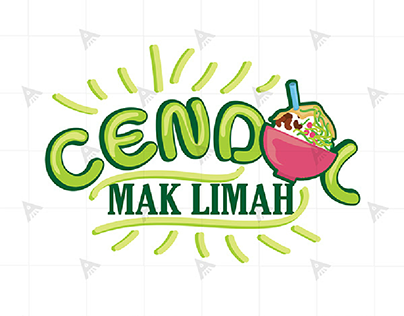 "CENDOL MAK LIMAH" Logo Design