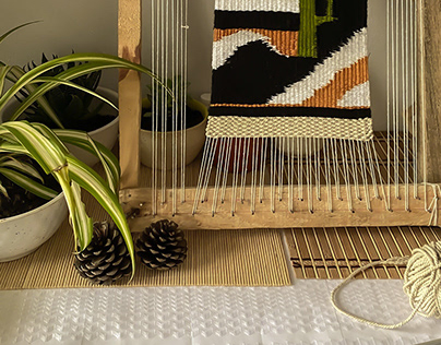 ( प्राकृतिक दृश्य ) A tapestry weave