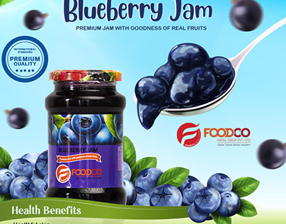 Blueberry Jam - Flyer Design (Product)
