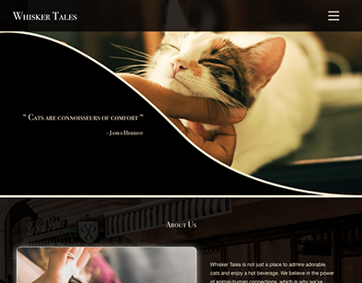 Cat Cafe Website Design (Assignment)