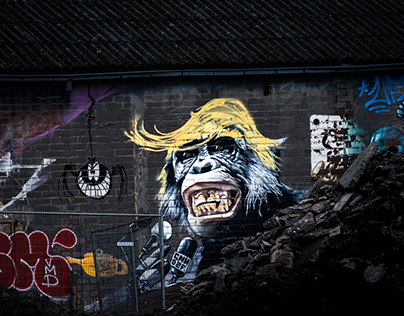 Street Art Bruxelles : Allée du Kaai Février 2023