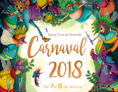 Cartel Carnaval Santa Cruz de Tenerife 2018