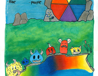 Little Monsters and the Color Wheel