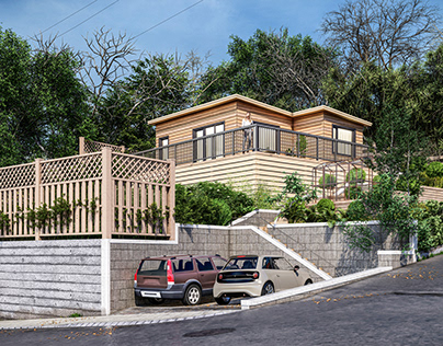 Project thumbnail - Renders for House in Dunedin