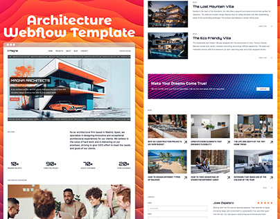 Magna - Architecture Webflow Template
