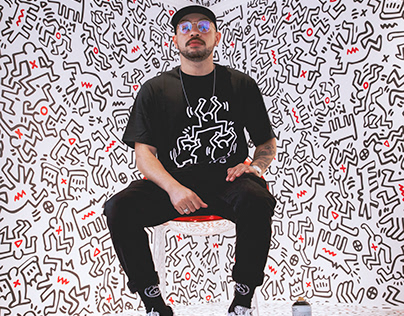 Keith Haring X Converse Collection Shoot