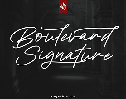 FREE | Boulevard Signature Handwritten
