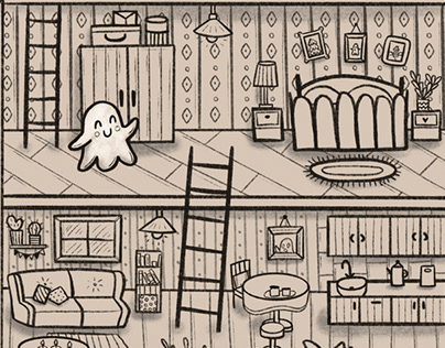 Little Ghost and his house