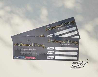 Mr MOHAMED Farag Reservation Card