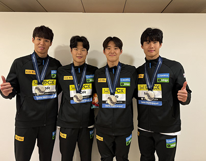 Hwang Sun-woo, First Medal in the Team Event