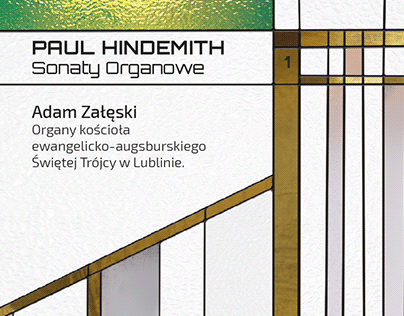 PAUL HINDEMITH, Adam Załęski - CD COVER DESIGN