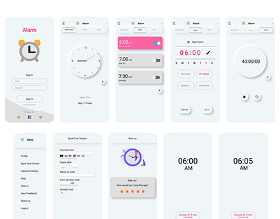 alarm app design
