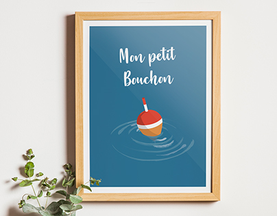 "Mon petit Bouchon" illustration poétique et apaisante