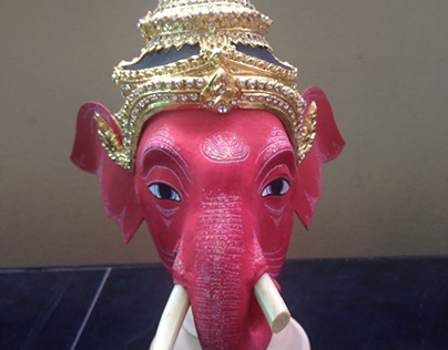 My art of Bachelor's degree level / Ganesha Khon mask