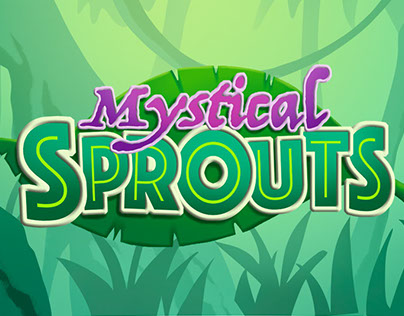 'Mystical Sprouts' - Match 3 Game Art