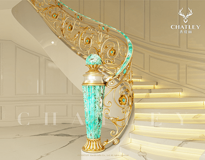 gilded staircase