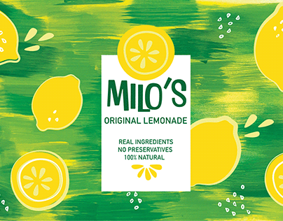 Milos Lemonade Packaging Redesign
