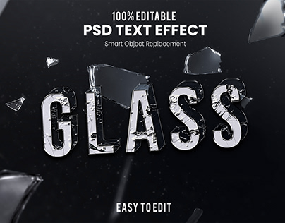 3D Text Style "Glass"