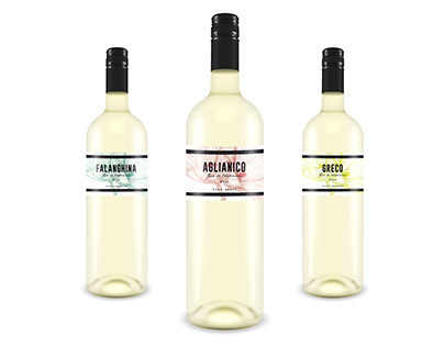 Aglianico, Falanghina & Greco Wine Labels