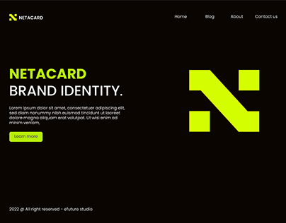 N letter - Brand Identity, Logo Design